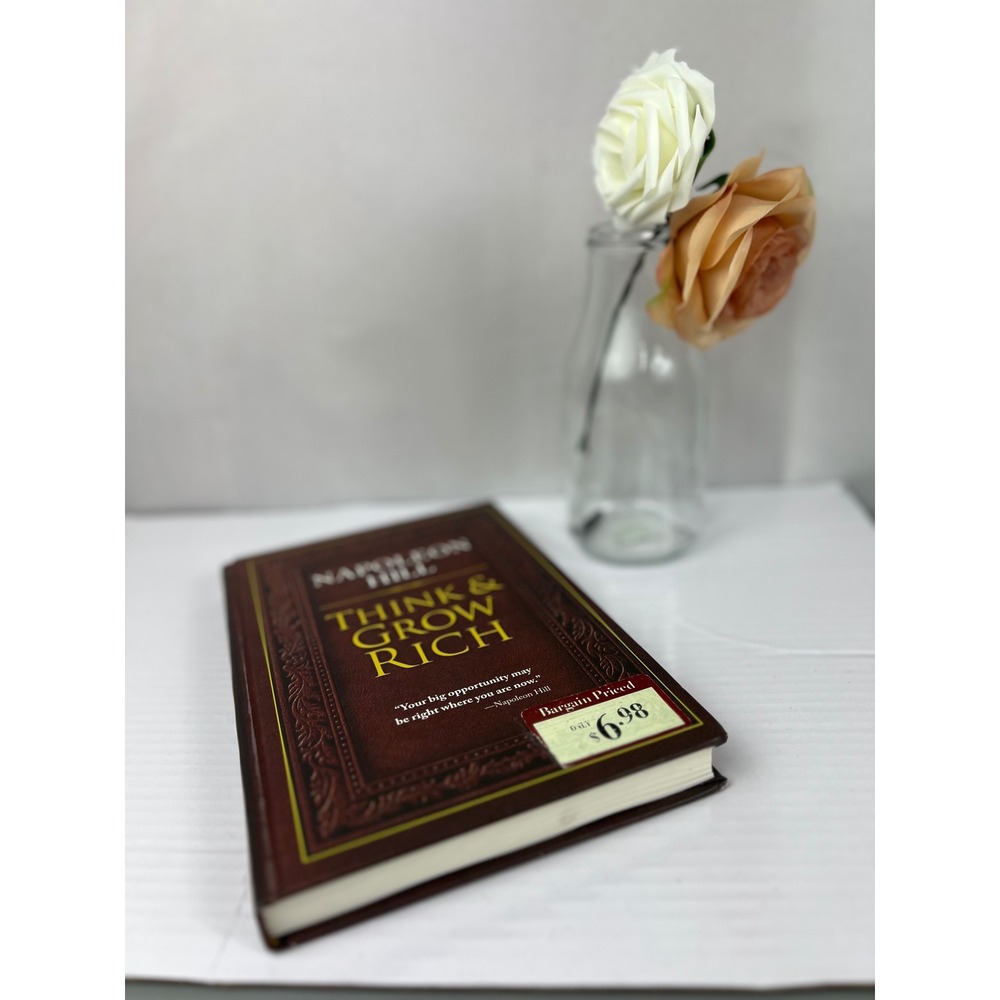 Napoleon Hill Think & Grow Rich Hardcover Book 2012 Fall River Press Brown Gold